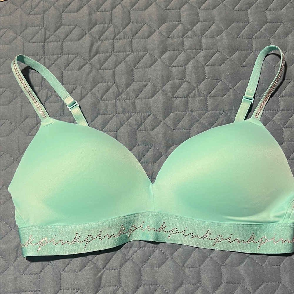 PINK Victoria's Secret Mint Green Bra
